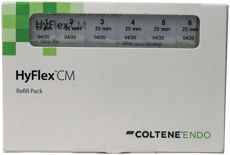 HyFlex™ CM NiTi-Feilen Refill Pack von COLTENE/ENDO.