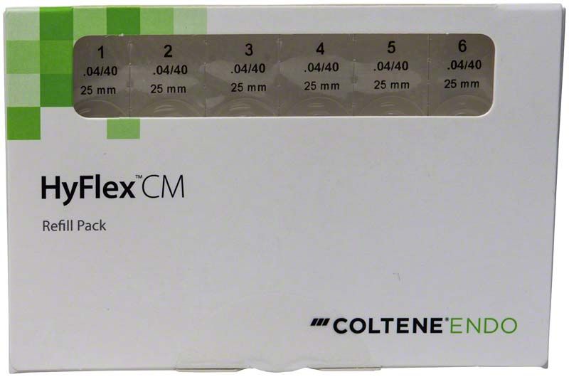 HyFlex™ CM NiTi-Feilen 25mm Gr. 04/40 in Originalverpackung.