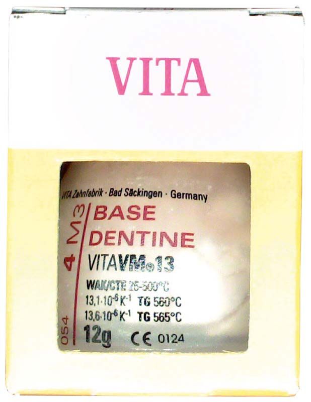 VITA VM13 Base Dentin 4M3 12g in Originalverpackung.