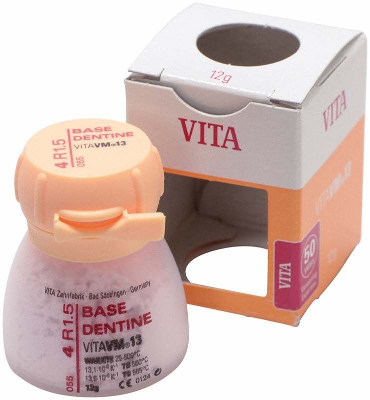VM13 3D Base Dentin 12g 4R1.5 vor Verpackung.