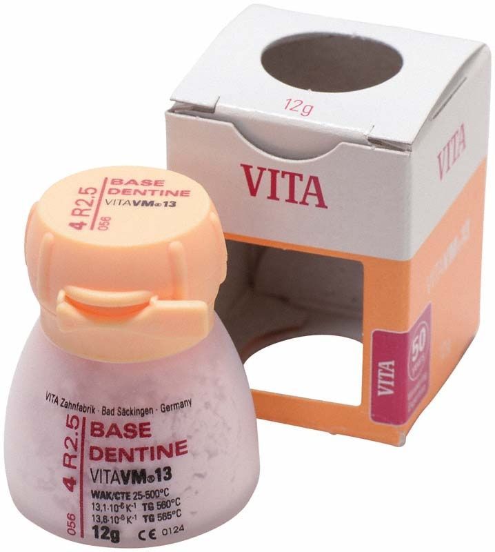 Dose VM13 3D Base Dentin 12g 4R2.5 mit Verpackung.