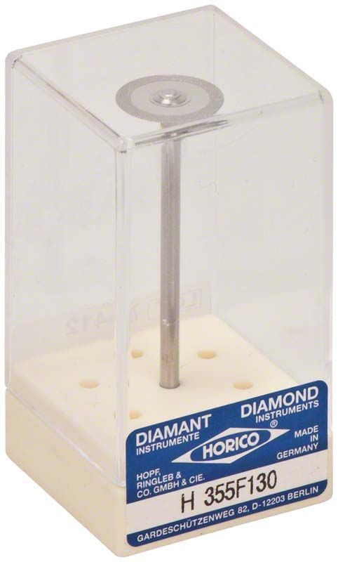 Diamanttrennscheibe SUPERDIAFLEX® 355F 130 in transparenter Verpackung.