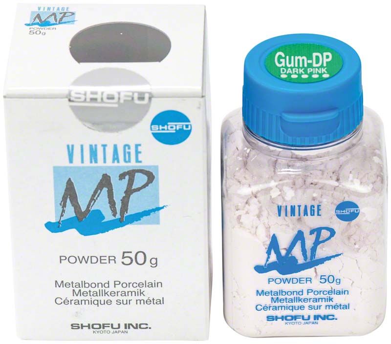 Vintage MP Zahnfleischmasse 50g Gum-DP in dunkelrosa Verpackung.