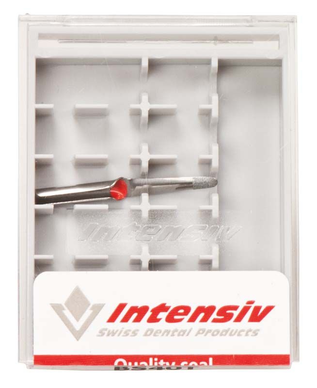 Bevelshape Feile mit diamantierter Spitze in Kunststoffverpackung.