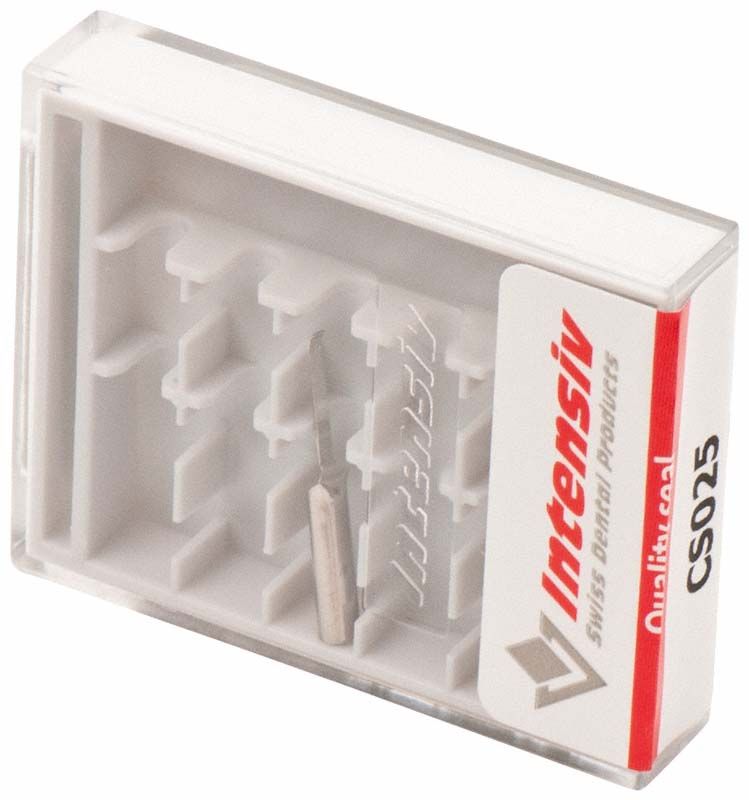 Cavishape Set St. Steif 1 mm, 25 µm in transparenter Aufbewahrungsbox.