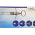 Zylinderampullenspritze Messing / verchromt