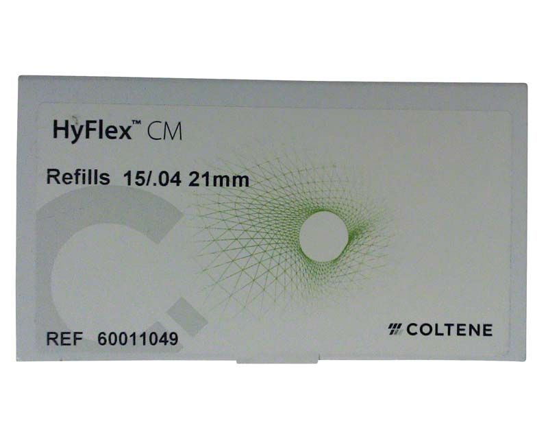 HyFlex™ CM NiTi-Feilen 21mm Verpackung von COLTENE.