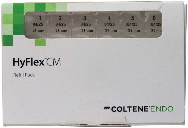 HyFlex™ CM NiTi-Feilen Refill Pack mit 21mm Länge.