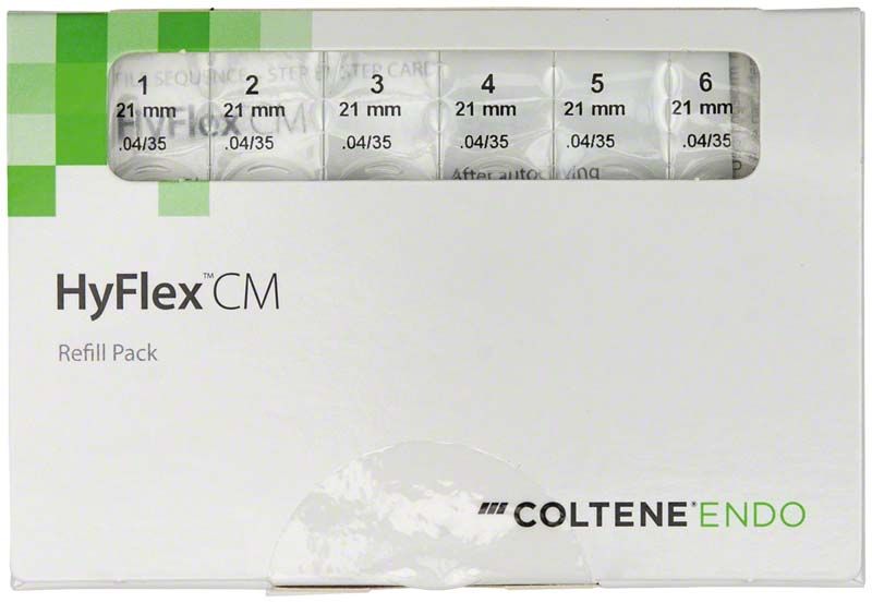 HyFlex™ CM NiTi-Feilen 21mm Gr. 04/35 in weißer Verpackung