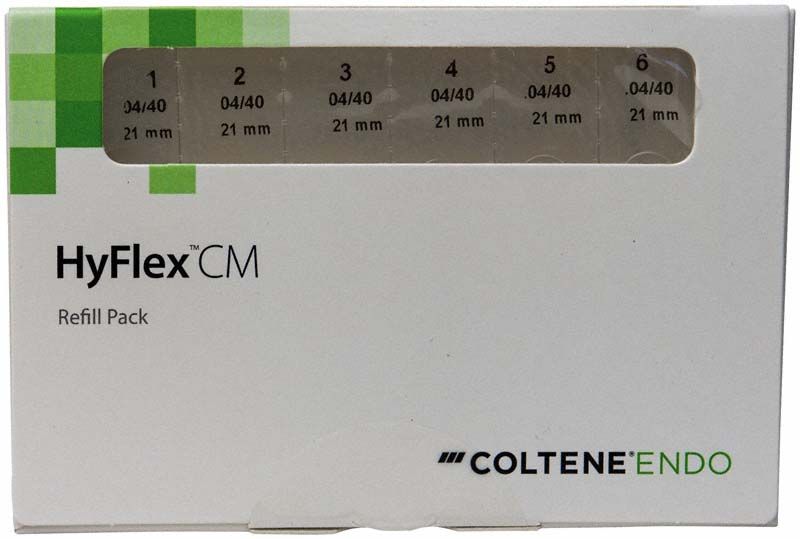 HyFlex™ CM NiTi-Feilen 21mm Gr. 04/40 in Originalverpackung.