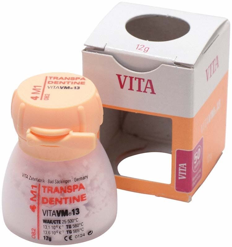 Transpa Dentin VM13 3D, 12g Dentalpulver in 4M1 Farbton.