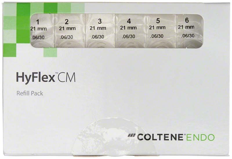 HyFlex™ CM NiTi-Feilen 21mm Refill Pack von COLTENE ENDO.