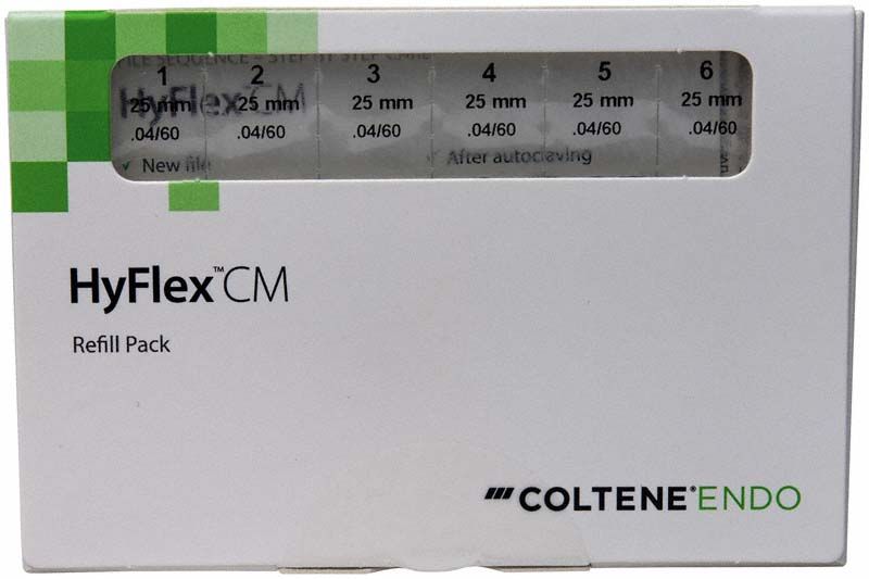 HyFlex™ CM NiTi-Feilen 25mm Gr. 04/60 in Originalverpackung.