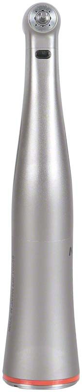 Ti-Max X Winkelstück Typ X95L rot mit Licht, Rückansicht mit Fokus auf LED-Licht.