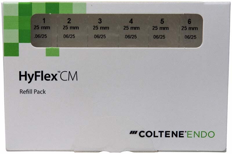 HyFlex™ CM NiTi-Feilen 25mm Gr. 06/25 in Originalverpackung