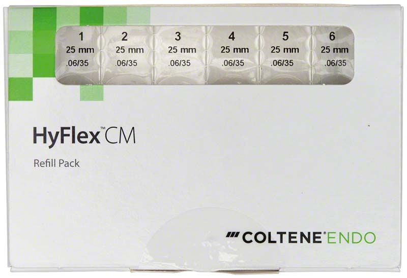 HyFlex™ CM NiTi-Feilen 25mm Gr. 06/35 in Originalverpackung von COLTENE.