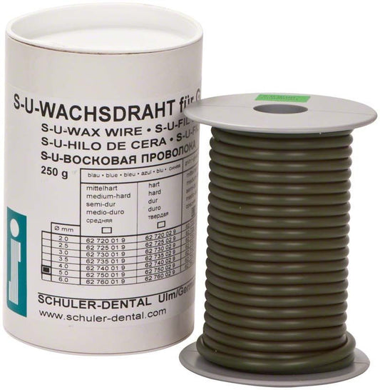 Image of S-U-Wachsdraht grün mittelhart Ø 5,0mm