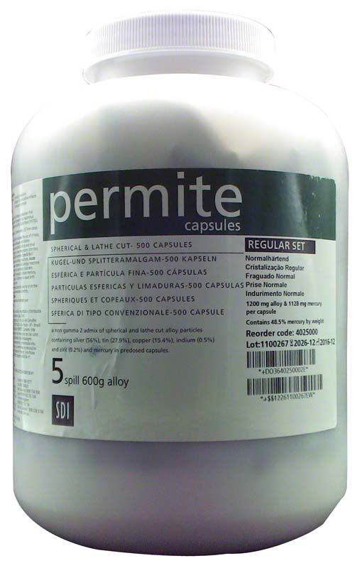 Permite Kapseln Gr. 5 Regular 500er in weißem Kunststoffbehälter.