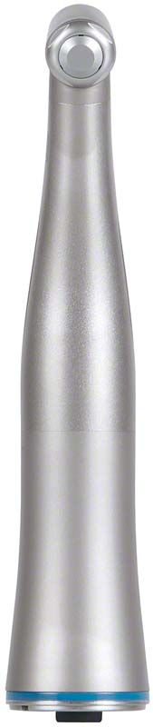 Ti-Max X Winkelstück Typ X25L blau mit Licht, Vorderansicht.