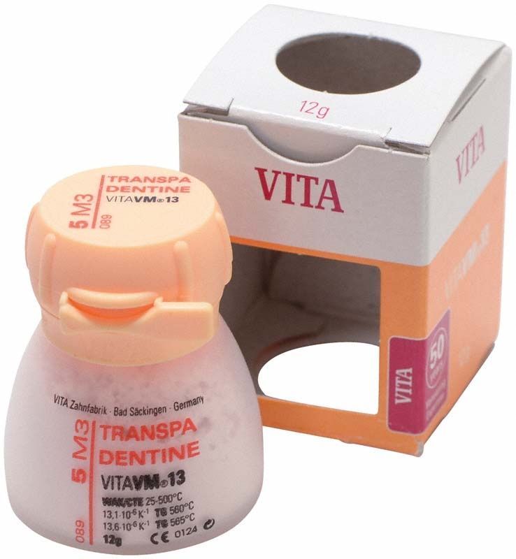 Transpa Dentin VM13 12g Dose mit Verpackung, Farbe 5M3.