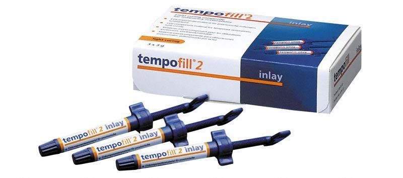tempofill® 2 inlay Spritzen und Verpackung für temporäre Zahnversorgungen