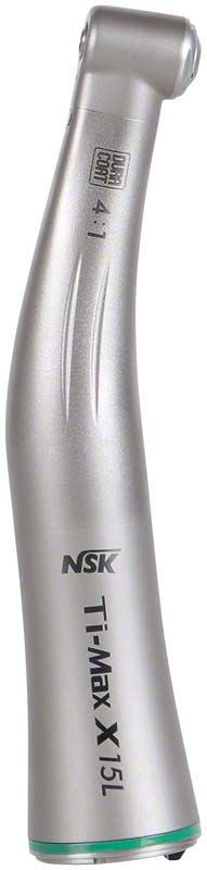 Ti-Max X Winkelstück Typ X15L mit grüner Basis und Aufschrift "4:1