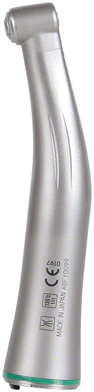 Ti-Max X15L Winkelstück mit grüner Basis und CE-Kennzeichnung.