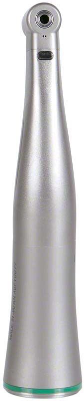 Ti-Max X Winkelstück Typ X15L mit grünem Lichtring und silberner Oberfläche.