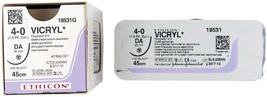 Image of VICRYL violett geflochten USP 4/0, 45 cm