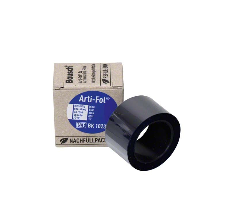 Arti-Fol® Plastik 8µ blau, Nachfüllbox mit 22mm breitem Band.