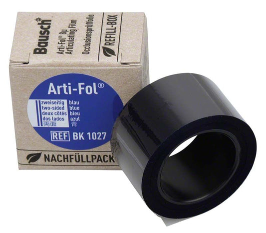 Image of Arti-Fol® Plastik 8µ 2-seitig Nachfüllbox - 22mm breit - blau