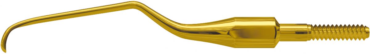 American Eagle XP Gracey Deep Pocket Quik-Tip Kürettenspitze in Goldfarbe.