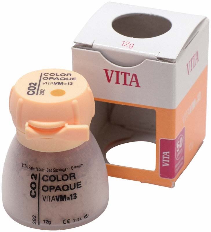 CO2 Color Opaque VITA VM13 Zahntechnisches Material mit Verpackung.