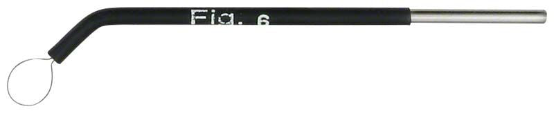 Elektrode Stück Fig. 6 für Elektrochirurgiegerät, dentalchirurgische Anwendung.