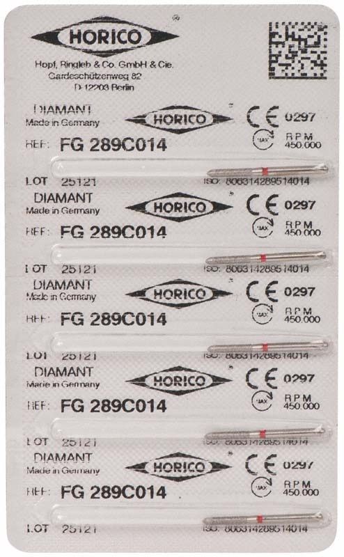 Verpackung von Diamant FG 289C 014 mit sechs Einheiten.