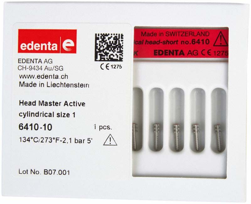Head Master Active zylindrisch Refill Gr.2, kurz in Originalverpackung.