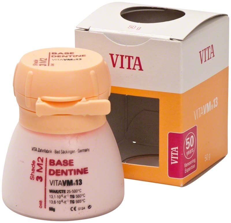 VITA VM13 Base Dentin 3M2 Keramikmasse mit Verpackung.