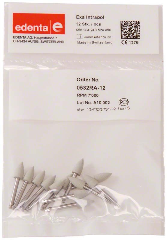 EXA Intrapol Uni Polierer 0532 weiß 12er in Kunststoffverpackung