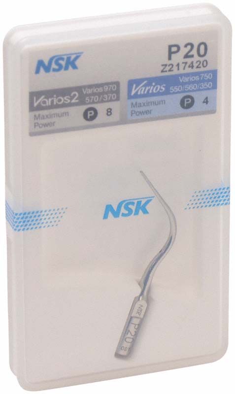 Ultraschallspitze Varios Aufsatz PARO Modell P20 in Verpackung.