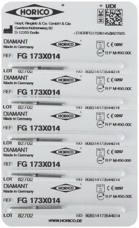 Diamant FG 173X 014 Zahnbohrer in Originalverpackung von Horico.