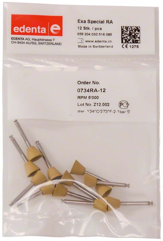Exa Special Polierer Kelch klein für Verblend- und Keramiktechnik in Verpackung.