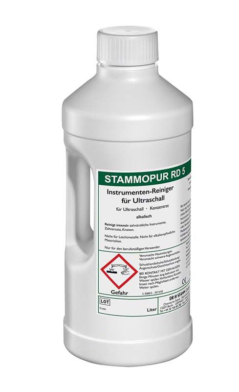 Stammopur RD 5 2 Liter Ultraschall-Reinigungslösung in Kunststoffflasche.