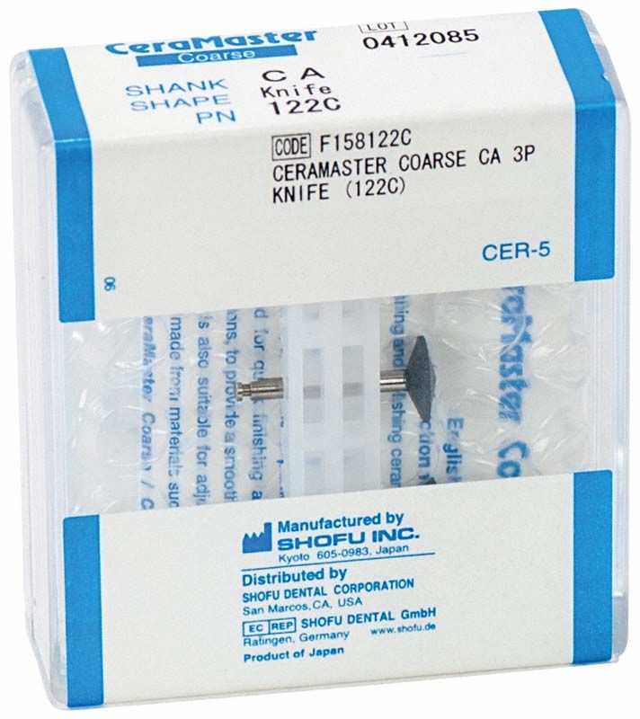 Verpackung der CeraMaster Coarse RA Linse mit Produktdetails.