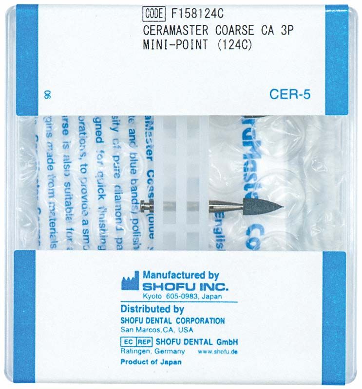 CeraMaster Coarse RA Minispitze in Blisterverpackung.