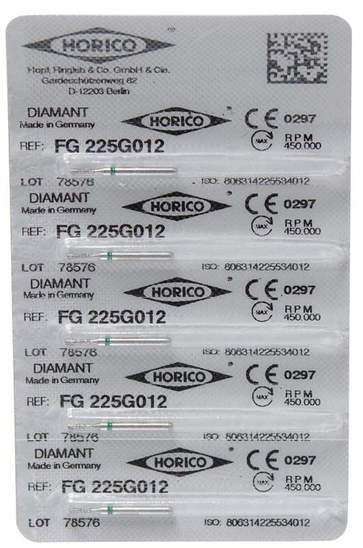 Verpackung von Diamant FG 225G 012 mit Produktinformationen und CE-Kennzeichnung.