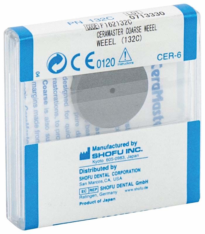 CeraMaster Coarse Schleifkopf mit Mandrell in Originalverpackung.