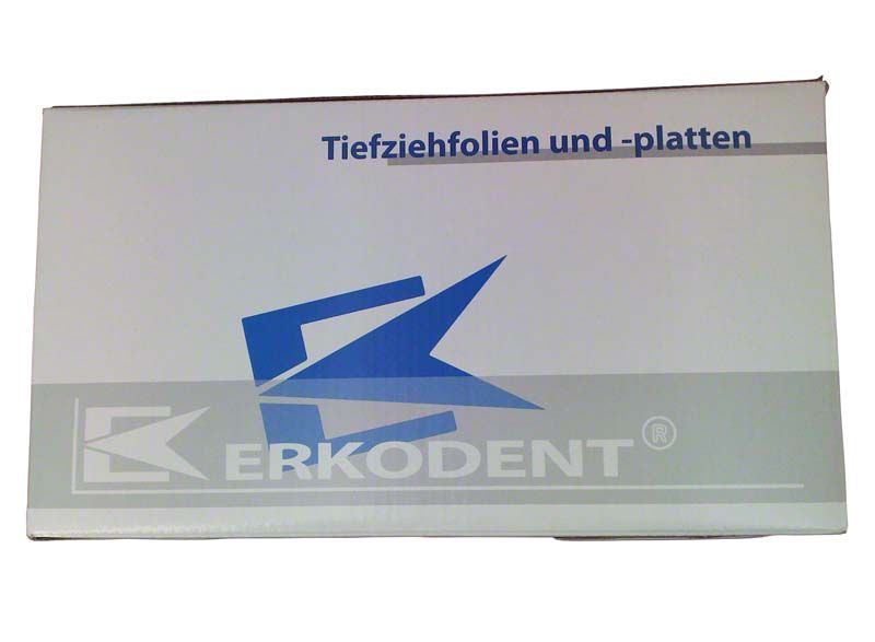 Erkodent Verpackung für Erkoflex Tiefziehfolie, 120mm x 4,0mm, 50 Stück.