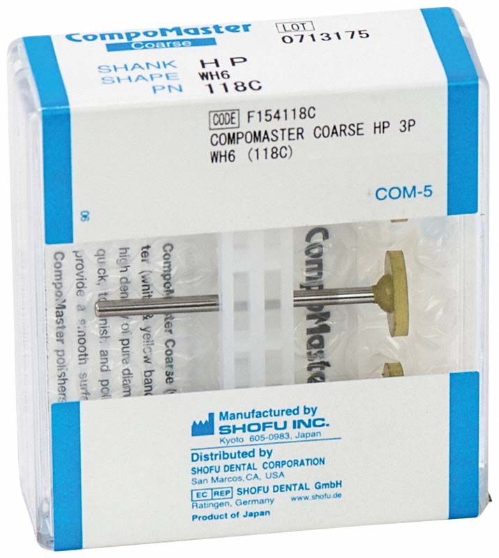 Verpackung von CompoMaster Coarse - HP WH6 mit sichtbaren Details.