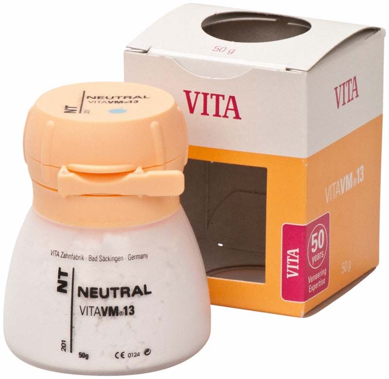 VITA VM13 Neutral NT 50g Keramikdose mit Verpackung