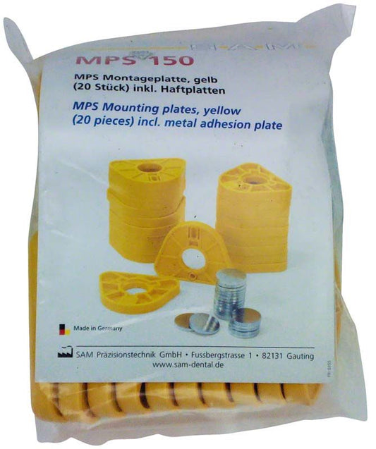 Image of MPS Montageplatten gelb 20er